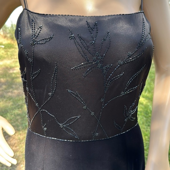 Elegant Black Evening Dress new size 10 Gala, Casino timeless black dress - Picture 5 of 8